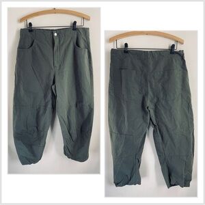 ROUCHA Army Green Penn Cotton Twill Utility Pants BB Medium Short (8-10) Cropped